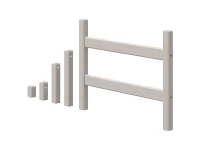 Flexa Classic potenset voor hoekstapelbed greywash