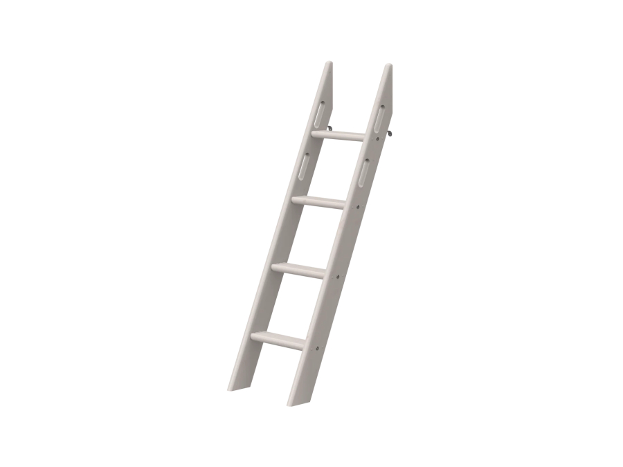 Flexa Classic schuine ladder voor verhoogde halfhoogslaper greywash