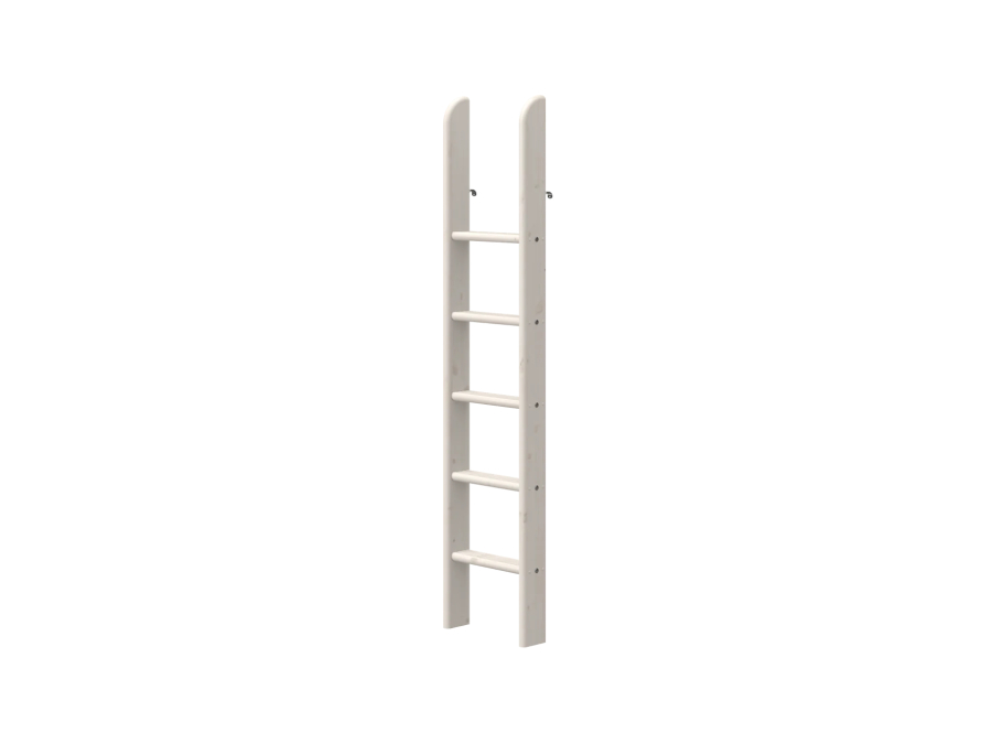 Flexa Classic rechte ladder voor hoogslaper whitewash