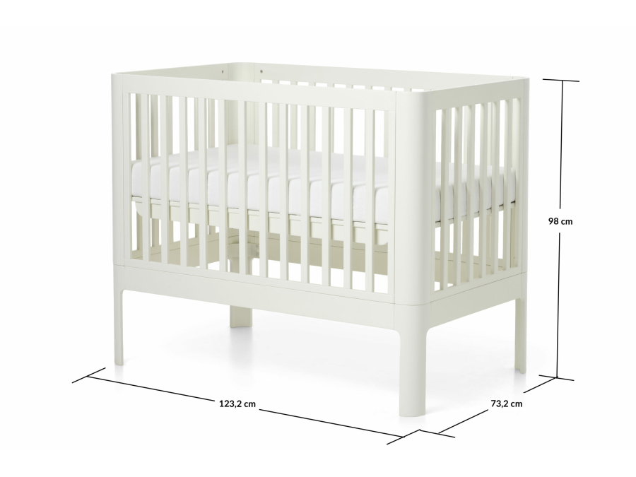Flexa Nova ledikant 70x120 - cream white - Afbeelding 6