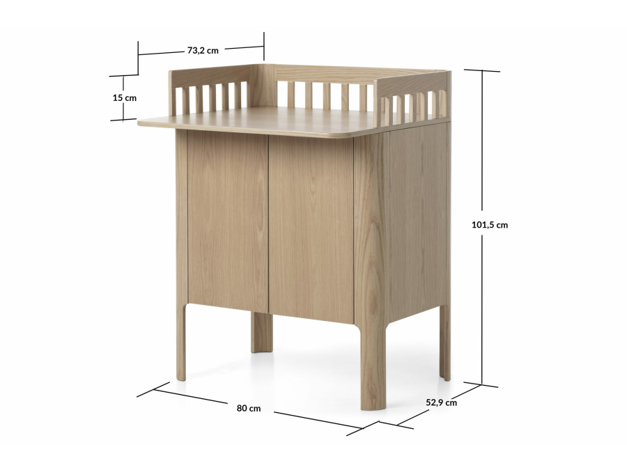 Flexa Nova commode - eiken - Afbeelding 6
