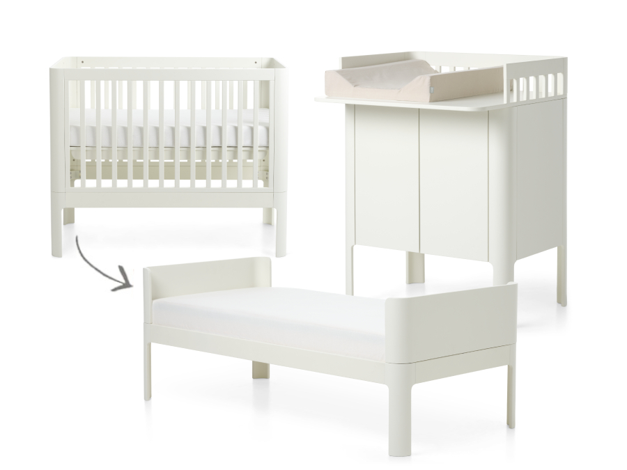 Flexa Nova 2-delige meegroeikamer - cream white