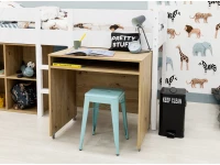ToiToiKids Mick halfhoogslaper 90x200 met bureau en vakkenkast - wit - Afbeelding 5