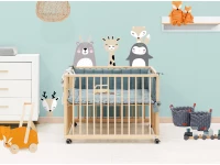 ToiToiKids Nikki box op wielen Naturel - Afbeelding 7