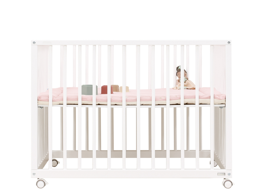 ToiToiKids Nikki box op wielen Wit