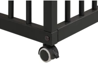 ToiToiKids Nikki box op wielen Mat Zwart - Afbeelding 4