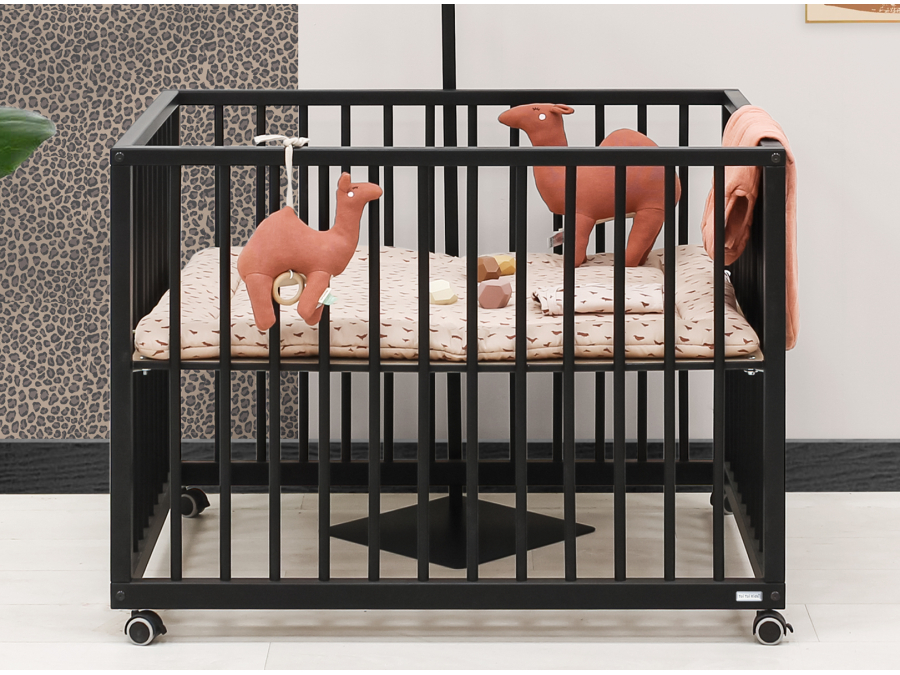 ToiToiKids Nikki box op wielen Mat Zwart - Afbeelding 5