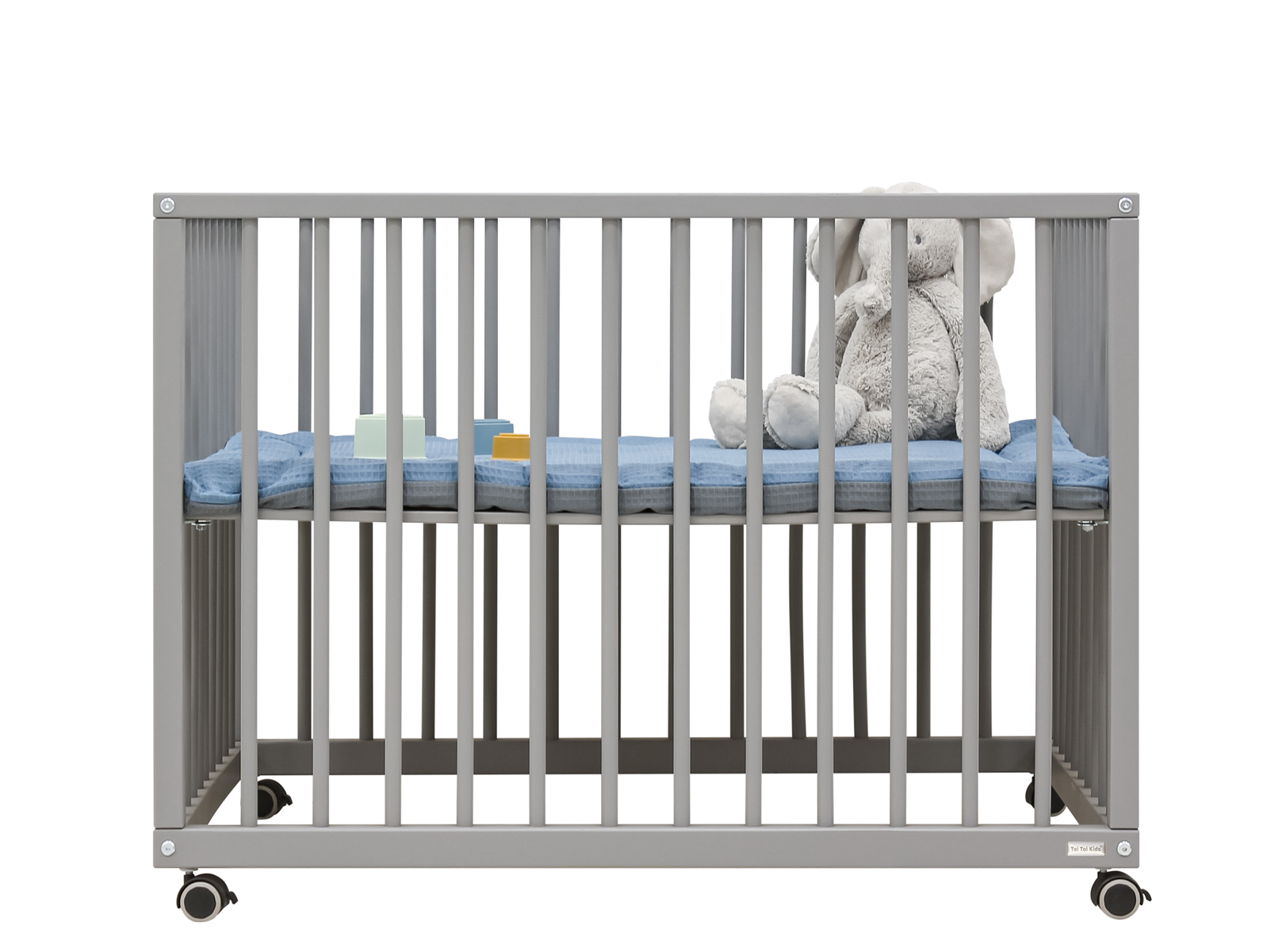 ToiToiKids Nikki box op wielen Grijs