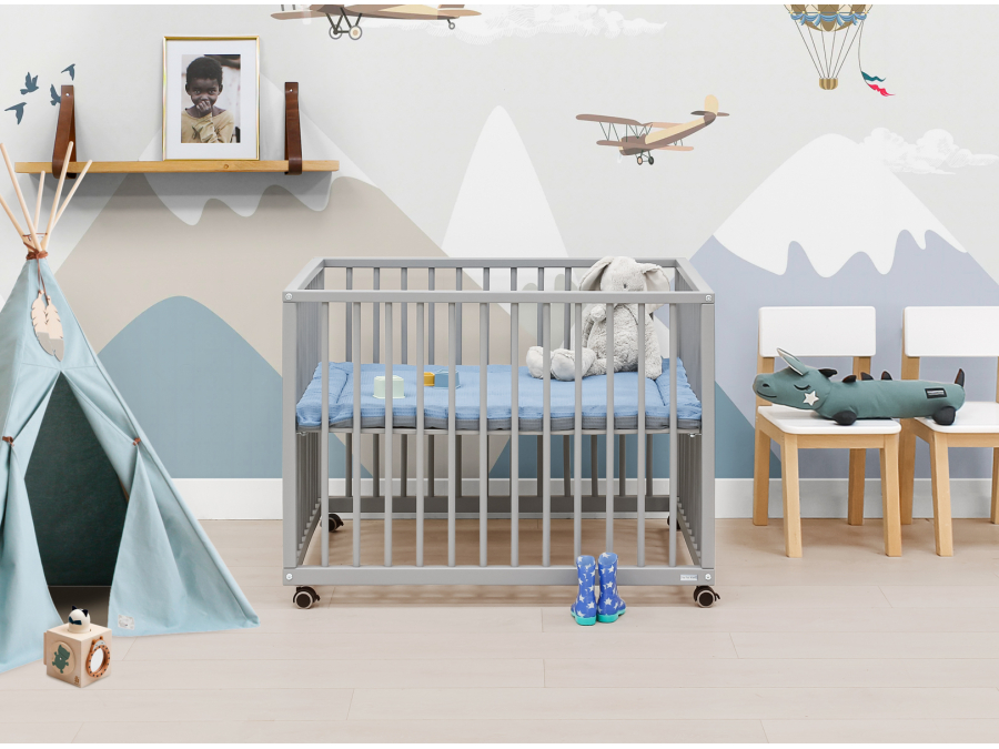 ToiToiKids Nikki box op wielen Grijs - Afbeelding 7