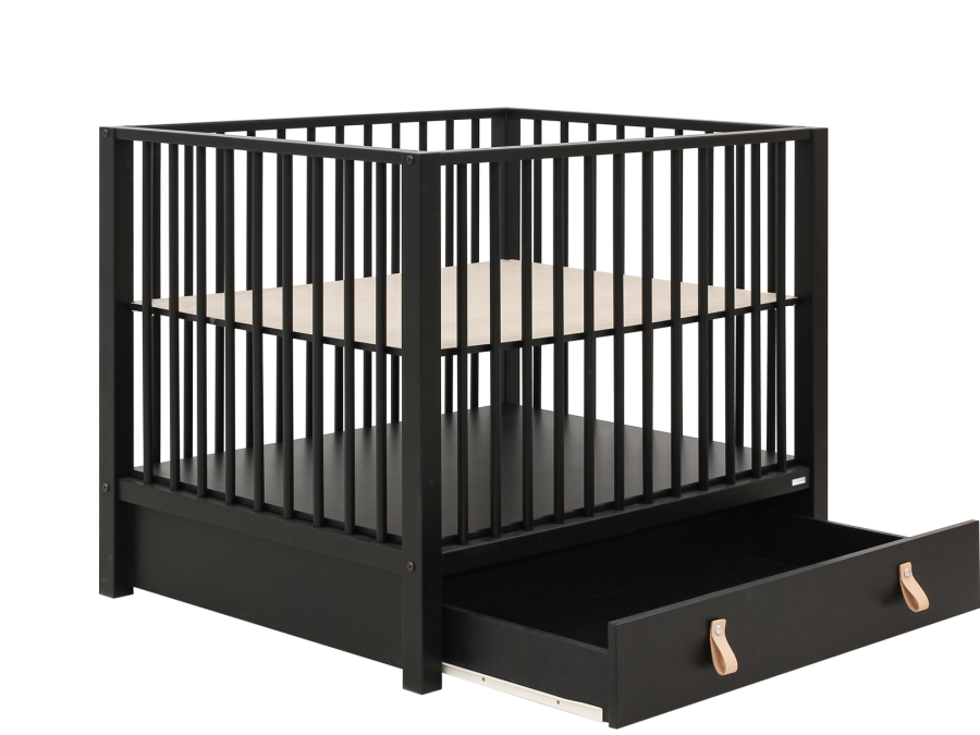 ToiToiKids Figo box met lade Mat Zwart - Afbeelding 2