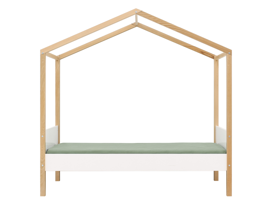 Bopita Liam huisbed 80x160 Wit  / Naturel - Afbeelding 3