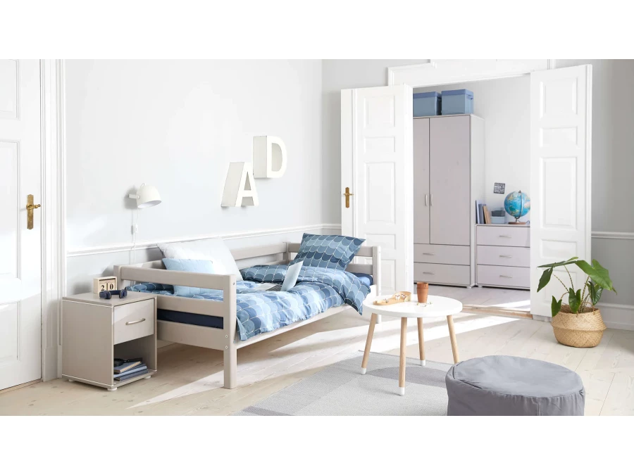 Flexa Classic bedbank 90x200 greywash - Afbeelding 3