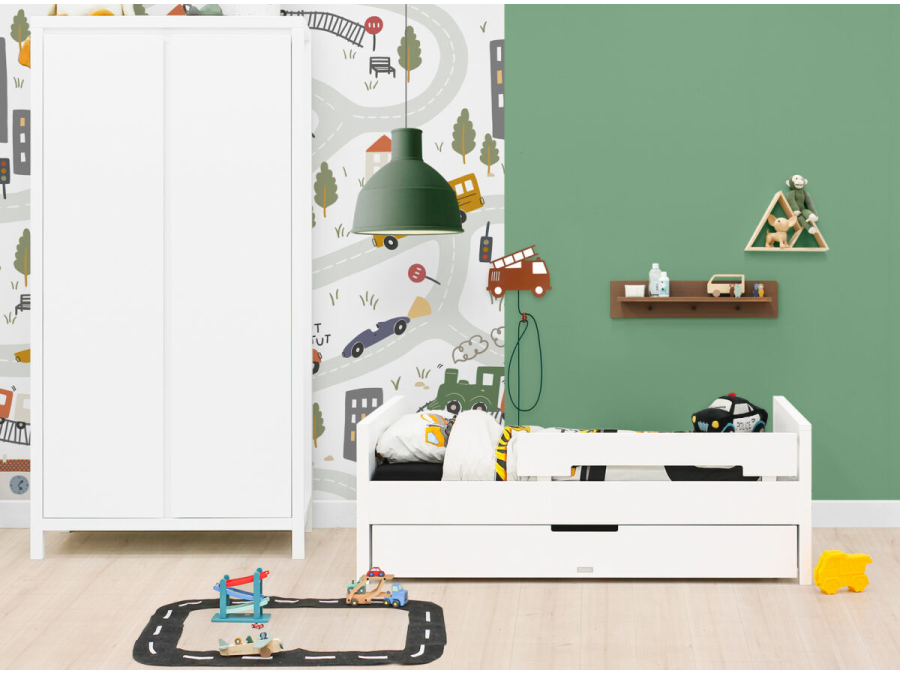 Bopita Jonne juniorbed met uitvalbeschermer 80x160 wit - Afbeelding 9