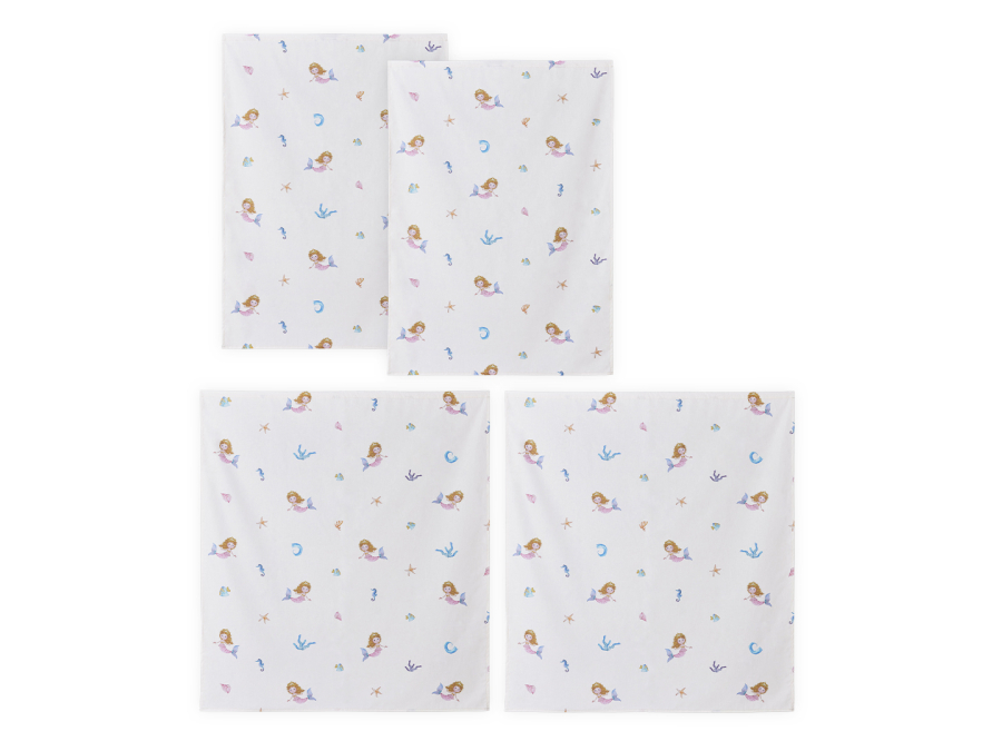 Hoppekids Mermaid gordijn - verhoogde halfhoogslaper 70x160 - Afbeelding 5