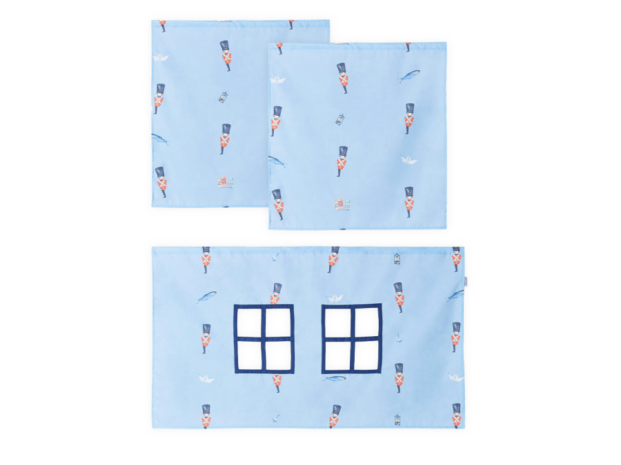 Hoppekids Tin Soldier Gordijn - halfhoog bed 70x160