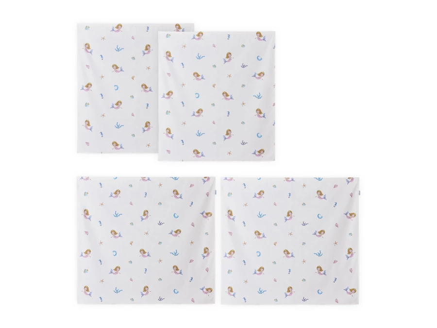 Hoppekids Mermaid gordijn - verhoogde halfhoogslaper 90x200 - Afbeelding 5