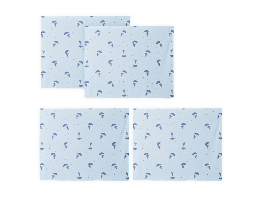 Hoppekids Ole Lukoie gordijn - verhoogde halfhoogslaper, Blauw 70x160, 90x200 - Afbeelding 6
