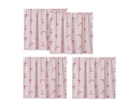 Hoppekids Ole Lukoie gordijn - verhoogde halfhoogslaper, Rood 70x160, 90x200