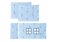 Hoppekids Tin Soldier Gordijn - halfhoog bed 90x200