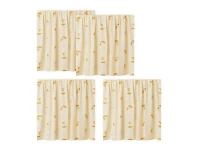 Hoppekids Ole Lukoie gordijn - verhoogde halfhoogslaper, Geel 70x160, 90x200