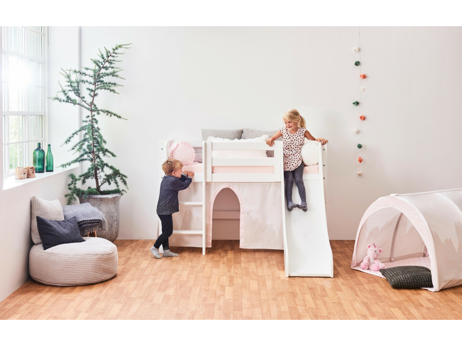 Hoppekids Winter Wonderland gordijn - halfhoog en stapelbed 70x160 - Afbeelding 8