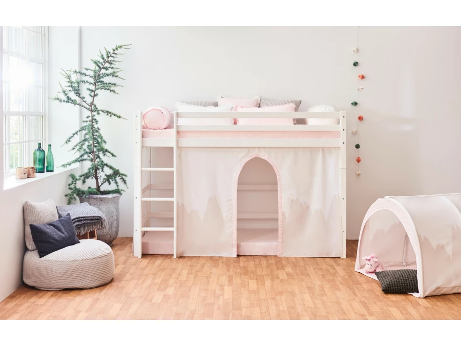 Hoppekids Winter Wonderland kussen - roze - Afbeelding 2