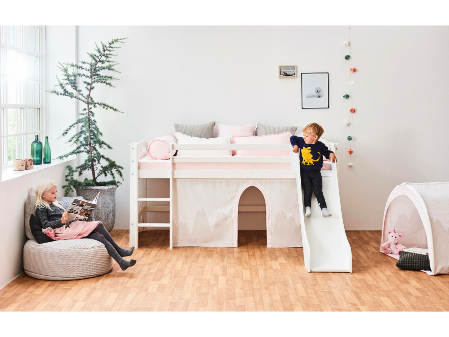 Hoppekids Winter Wonderland gordijn - halfhoog en stapelbed 90x200 - Afbeelding 8