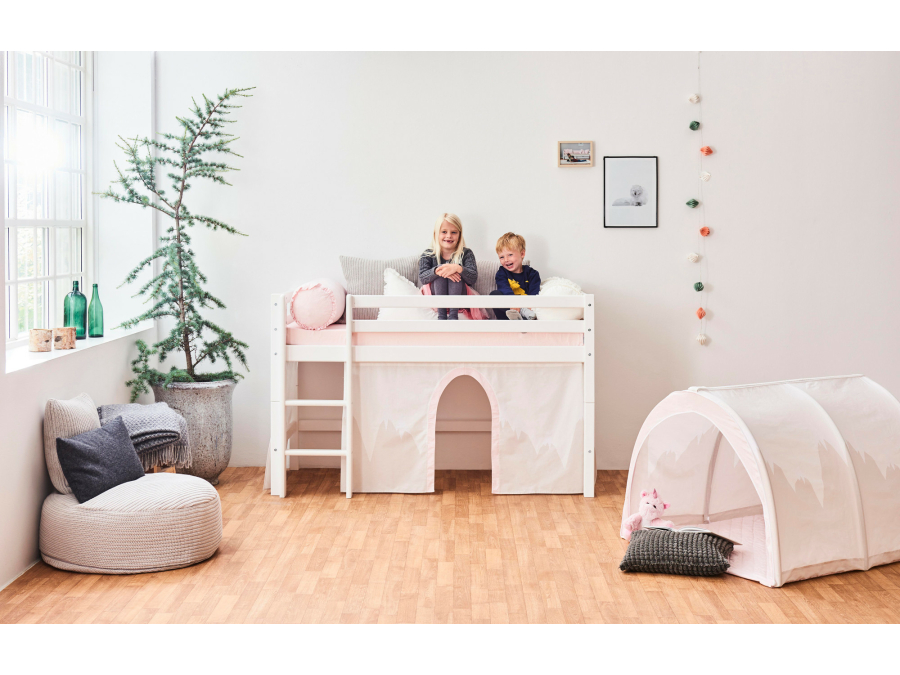 Hoppekids Winter Wonderland gordijn - halfhoog en stapelbed 70x160 - Afbeelding 7