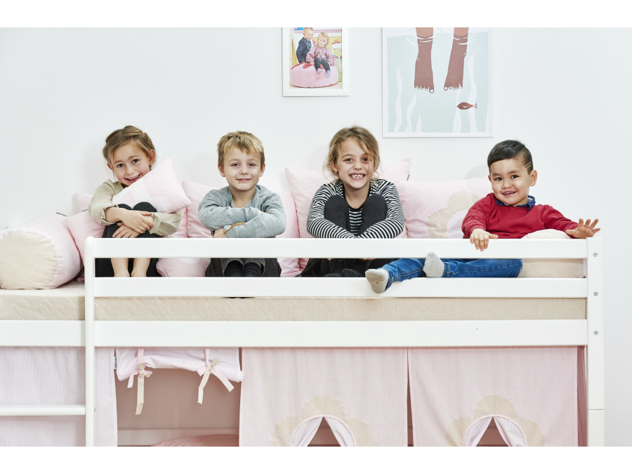 Hoppekids Fairytale Flower gordijn - halfhoog en stapelbed 90x200 - Afbeelding 7