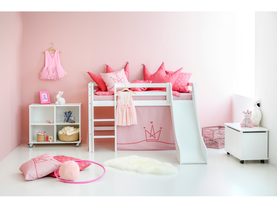 Hoppekids Princess gordijn - halfhoog en stapelbed 70x160 - Afbeelding 4