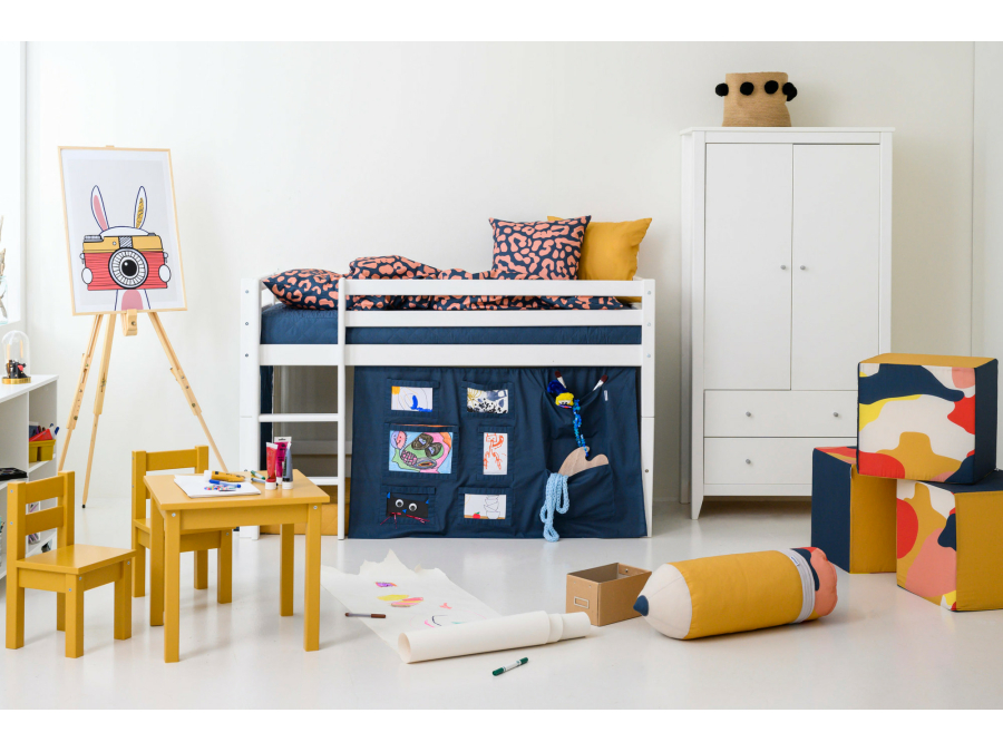 Hoppekids Creator gordijn - halfhoog en stapelbed 70x160 - Afbeelding 4