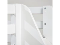 Hoppekids ECO Dream halfhoogslaper met glijbaan 70x160 - wit - Afbeelding 9
