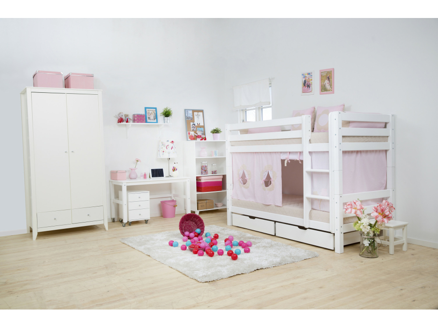 Hoppekids Fairytale Flower gordijn - halfhoog en stapelbed 90x200 - Afbeelding 3
