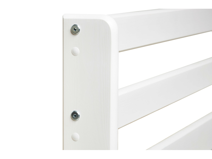 Hoppekids ECO Dream halfhoogslaper met glijbaan 70x160 - wit - Afbeelding 11