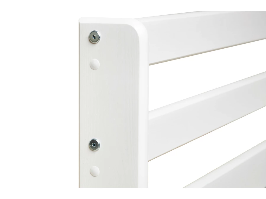 Hoppekids ECO Dream halfhoogslaper met glijbaan 70x160 - wit - Afbeelding 11