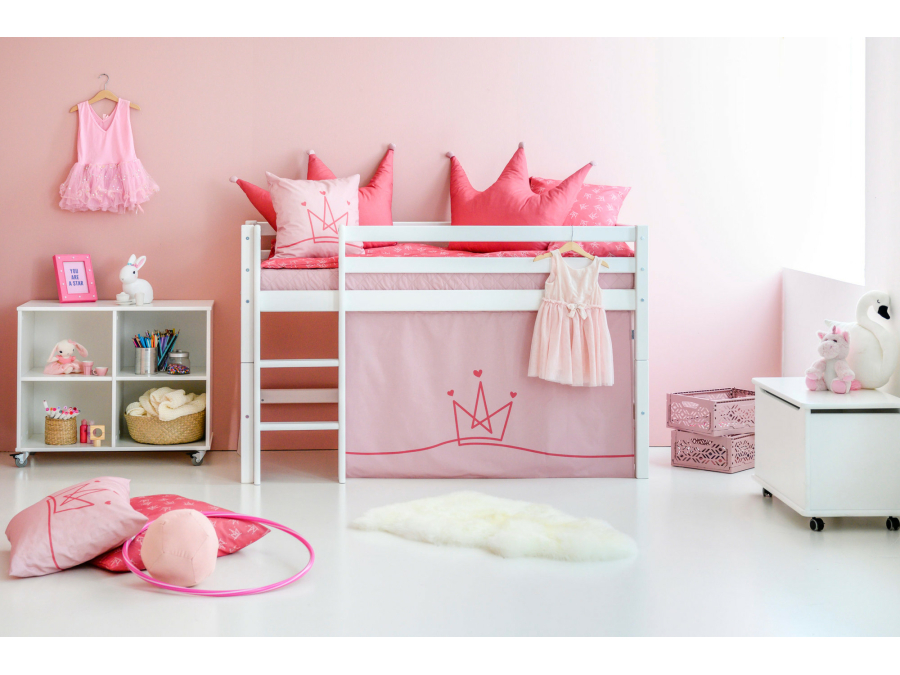 Hoppekids Princess gordijn - halfhoog en stapelbed 70x160 - Afbeelding 3