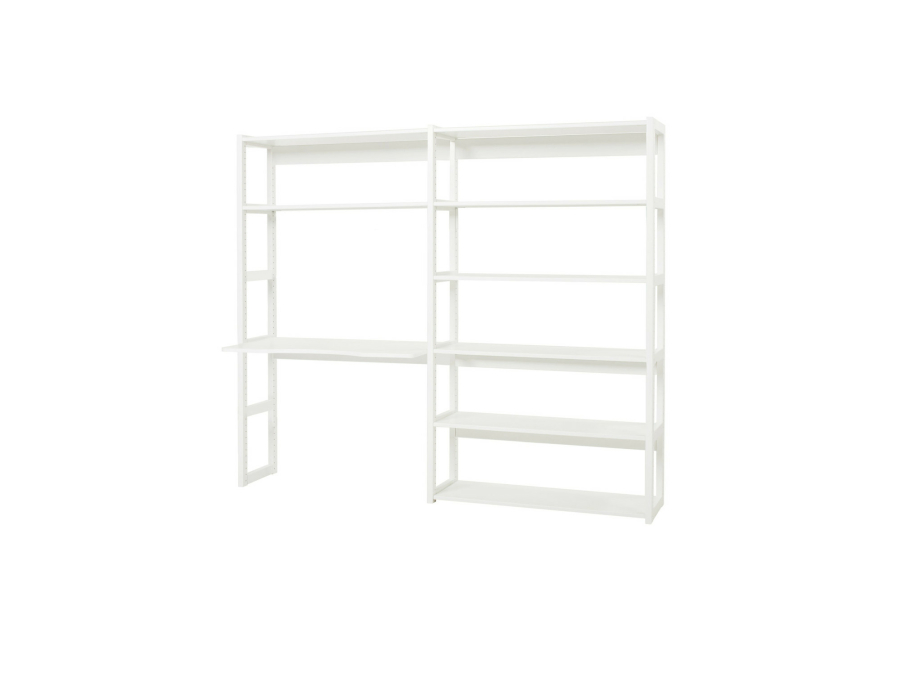 Hoppekids Storey bureau met boekenkast - 8 legplanken - 100 cm