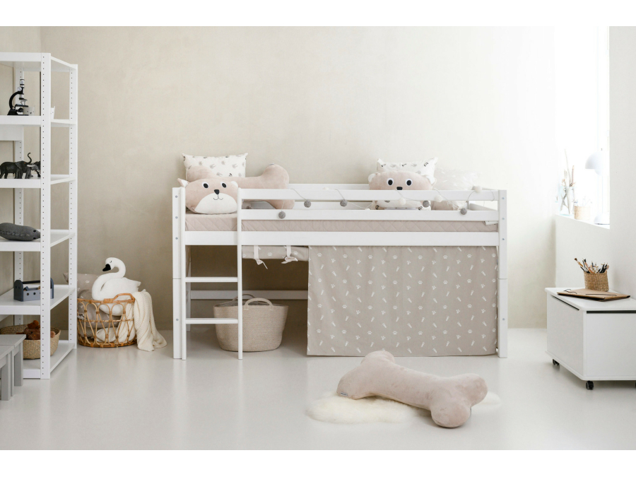 Hoppekids Pets gordijn - halfhoog en stapelbed 90x200 - Afbeelding 3