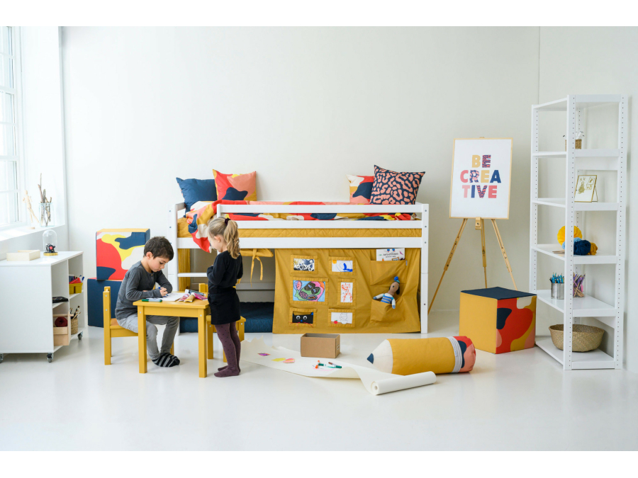 Hoppekids Mads kinderstoel - Autumn Yellow - Afbeelding 3