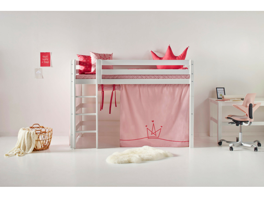 Hoppekids PRINCESS Gordijn - verhoogde halfhoogslaper 90x200 - Afbeelding 3