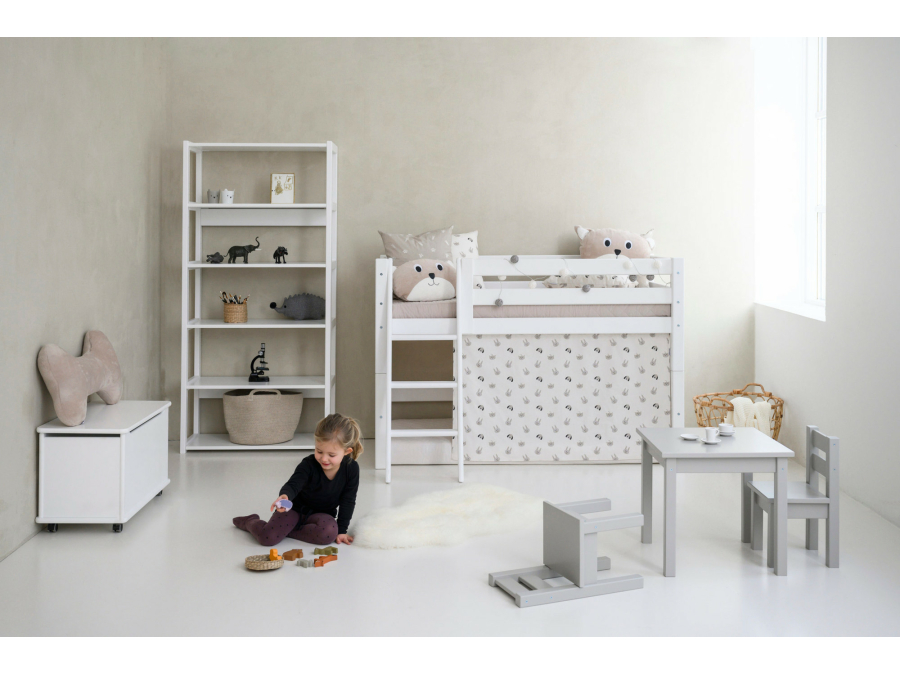 Hoppekids Pets gordijn - halfhoog en stapelbed 70x160 - Afbeelding 3