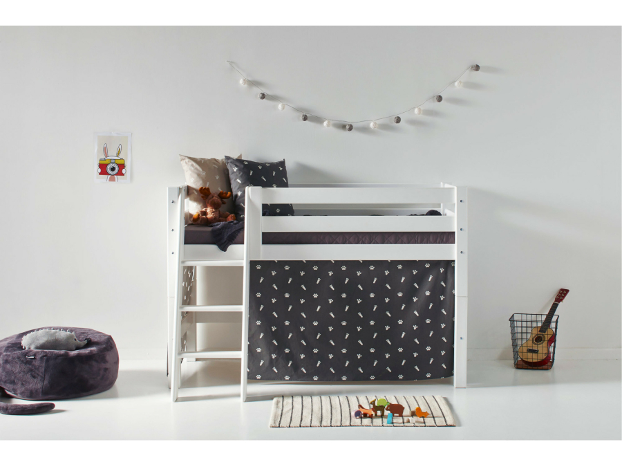Hoppekids Pets gordijn - halfhoog en stapelbed 70x160 - Afbeelding 2