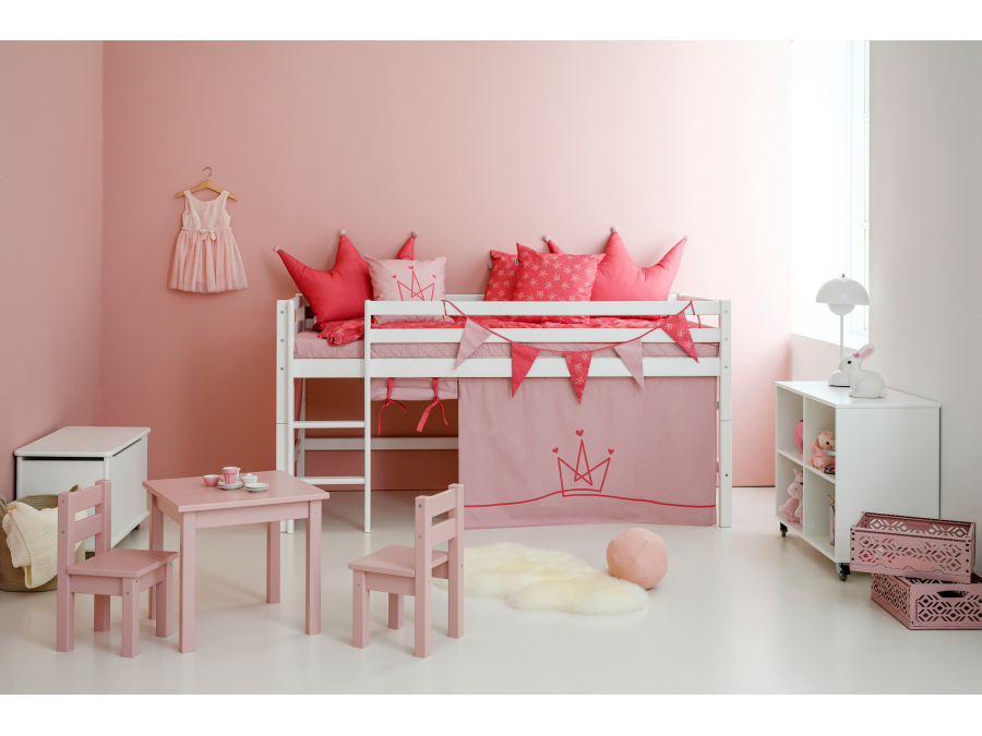 Hoppekids Princess gordijn - halfhoog en stapelbed 90x200 - Afbeelding 3