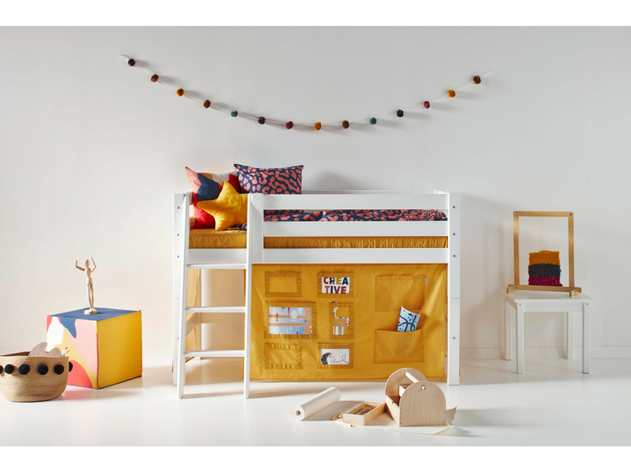 Hoppekids Creator gordijn - halfhoog en stapelbed 70x160 - Afbeelding 3