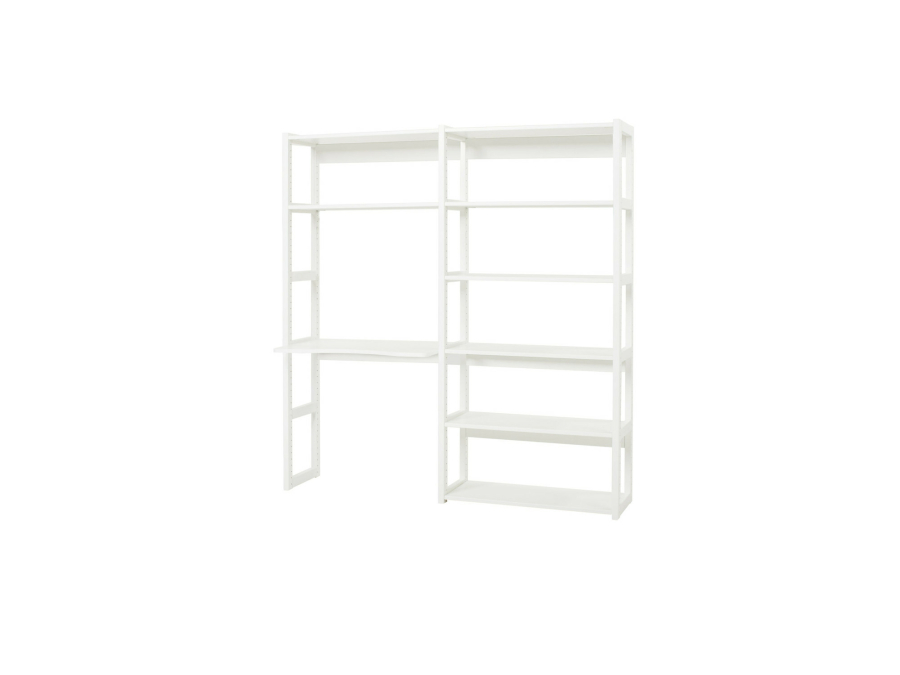 Hoppekids Storey bureau met boekenkast - 8 legplanken - 80 cm