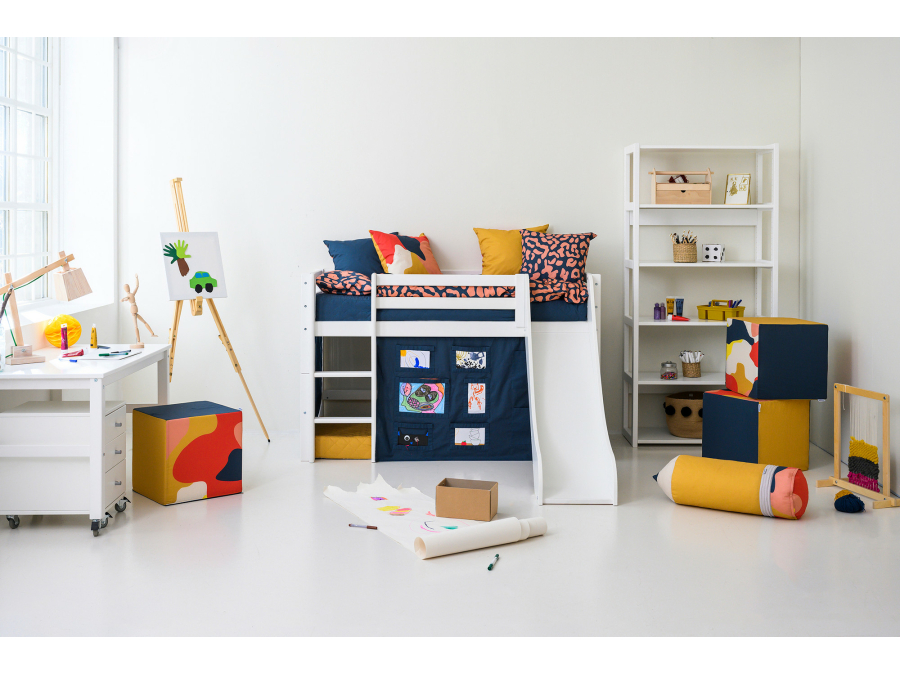 Hoppekids Creator gordijn - halfhoog en stapelbed 70x160 - Afbeelding 3