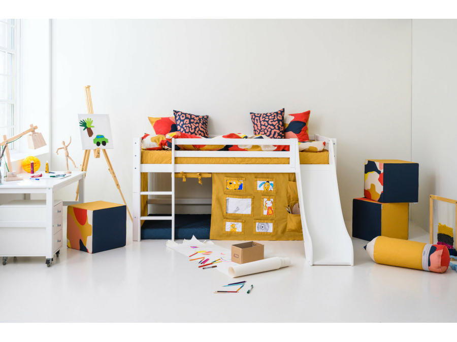 Hoppekids Creator gordijn - halfhoog en stapelbed 90x200 - Afbeelding 3