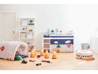 Hoppekids Construction gordijn - halfhoog en stapelbed 70x160 - Afbeelding 10
