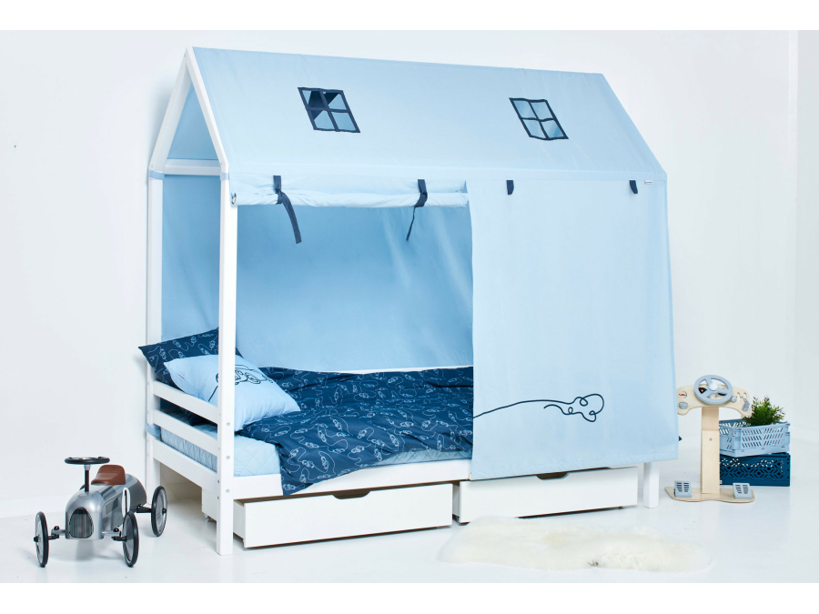 Hoppekids CARS textiel - huisbed 90x200 - Afbeelding 3