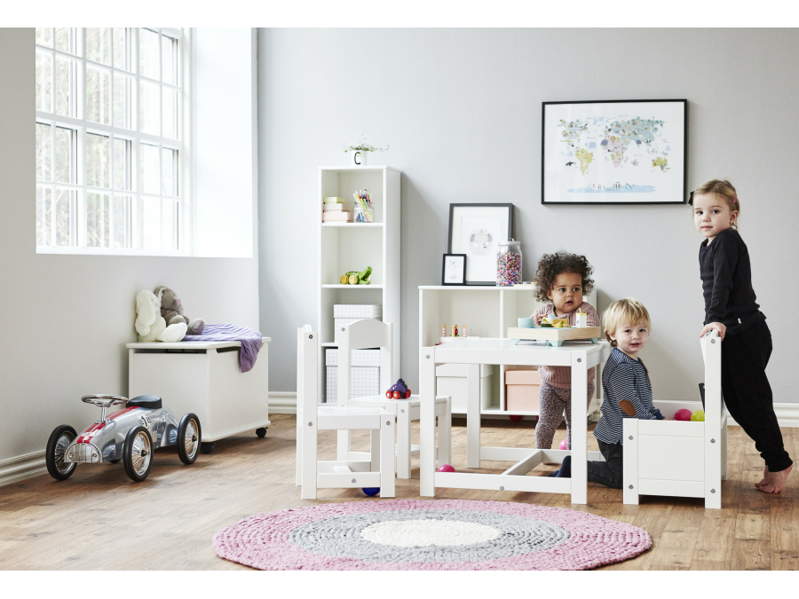 Hoppekids Marie smalle boekenkast - wit - Afbeelding 2